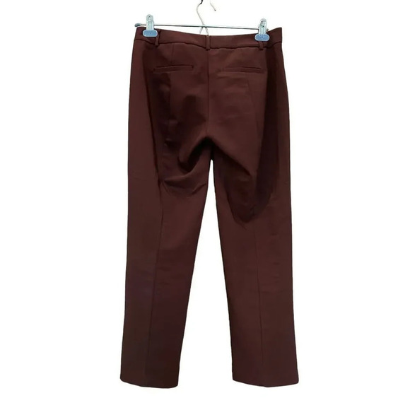 Elle Burgundy Cropped/Ankle Women’s Pants Size 4‎ - Picture 2 of 4